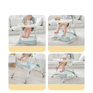 <span class=keywords><strong>Chaise</strong></span> à bascule avec roues en plastique, siège d'alimentation pour bébé, <span class=keywords><strong>chaise</strong></span> d'alimentation pliable pour bébé, 3 en 1, enfants, <span class=keywords><strong>chaise</strong></span> d'alimentation pour bébé - Product Image 3