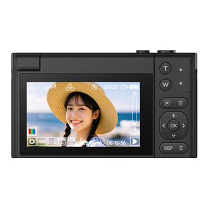 Portable 4K Digital <strong>Video</strong> <strong>Camera</strong> MicroSD 180 <strong>Wide</strong> Angle Selfie Gift Retro Design CMOS Sensor HD Capture Clear Vivid Photos - Product Image 2