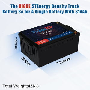 Batterie semi-solide LiFePO4 24V 314Ah, 6000 cycles, BMS intégré, certifiée CE, -20-65°C, garantie 10 ans, garantie 3 ans, pour bateaux et applications marines - Product Image 6