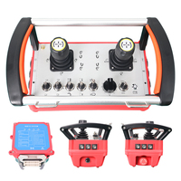 Terminal de contrôle sans fil pour variateur de fréquence haut de gamme avec deux joysticks 3 axes et interrupteurs à bascule momentanés et à enclenchement