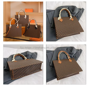 New Fashion Designer Women's Soft <b>Lightweight</b> Portable Large Capacity PU Tote Shoulder <b>Bag</b> Zipper Closure Silk Tanjing - Product Image 4