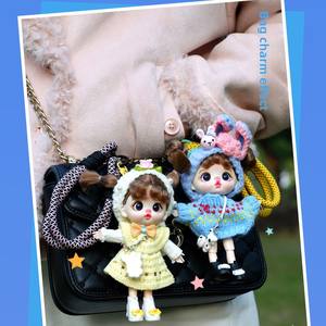 ตุ๊กตาโลลี่แฟชั่นสำหรับคุณแม่ตั้งครรภ์ ของเล่นจี้ห้อยคอ ของขวัญสำหรับเด็กผู้หญิง พวงกุญแจพลาสติกสำหรับโทรศัพท์มือถือ เครื่องประดับขนาดเล็ก - Product Image 5