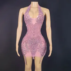 Novance Y3239-E Club Dress Sexy Elegant Sleeveless Fashion Clothing For Women 2023 Birthday Celebrity Women's Luxury Clothing