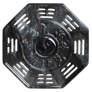 Pendentif en jadéite naturelle du Myanmar Tai Chi, bijoux pour femmes, vente en gros de jade, cadeau avec certificat d'évaluation HJ90 - Product Image 5