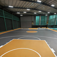 Revêtement de sol sportif en PVC résistant à l'usure Runsure, garantie 10 ans, pour la rénovation des salles de jeux de maternelle, compatible avec les carreaux, norme australienne