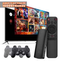 ELEBAO-Bâton de jeu rétro D6G, 64 Go, 10000, jeu x2 Lite, manette de jeu vidéo, 4K