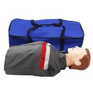 DARHMMY Adult CPR Manikin Half Body Medical Training Dummy With Controller For First Aid Education