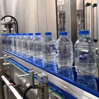 Mesin Pengisian dan Penutupan Botol Plastik PET Skala Kecil 3 in 1 Otomatis Penuh untuk Air Minum Murni