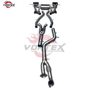 Échappement Catback à Soupapes VORTEX SUS304 pour BMW M2 G87 3.0T 2023-2025 Style MP Sortie Centrale Échappement de Course - Product Image 5