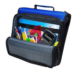 Classeur universel à 3 anneaux avec fermeture éclair, 2-4 pouces, pour ordinateur portable de 13,4 pouces, violet, LT-007-PUR, certifié BSCI - Product Image 4