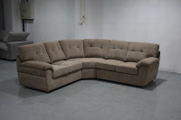Ensemble de canapés modulaires en forme de L de style italien moderne, extra large, en tissu velours, avec structure en bois, meubles de salon, nouveau design pour hôtel