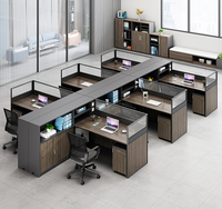 Meubles de bureau flexibles, bureaux modernes, cloisons de bureau personnalisées, postes de travail modulaires pour plusieurs personnes