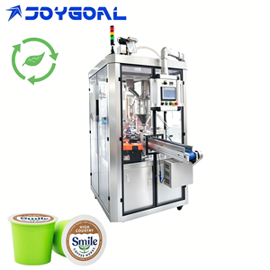 Machine compacte de remplissage de capsules de café pour capsules individuelles en aluminium, plastique et biodégradables, machine d'emballage de dosettes de café - Product Image 1