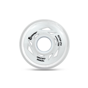 Roues de patins à roulettes de <span class=keywords><strong>hockey</strong></span> en ligne professionnelles en gros, 78A SHR, PU de haute qualité, 64MM-80MM, roulettes lumineuses pour la course sportive - Product Image 2
