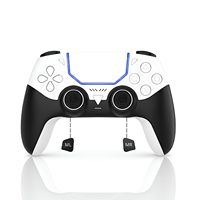 Manette sans fil P5 avec joystick, gyroscope six axes et boutons programmables dotés de la technologie de moteur à vibration