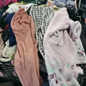 Used Cotton Pajamas woman pajamas wholesale cotton pajamas Used clothes 45-100 kilograms per bundle