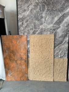 Échantillon gratuit de panneaux muraux en pierre extérieure à installation rapide, panneaux muraux intérieurs en travertin, placage de pierre souple flexible - Product Image 6