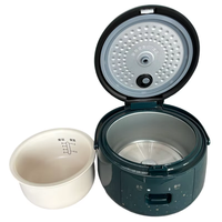 Mini cuiseur à riz de 1,2 L 1,8 L avec poignée portable, pot à revêtement antiadhésif pour 1 à 3 personnes, pour garder au chaud, riz blanc