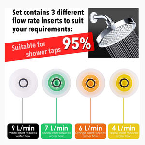 Pembatas Aliran Pancuran Genggam 1.2/ 1.5/ 1.8/ 2/ 2.2/ 2.5 GPM Penghemat Air Adaptor Aliran Reducer Limiter - Product Image 2