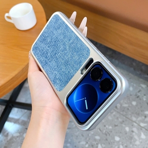 เคสโทรศัพท์หนังยีนส์แบบแม่เหล็กแฟชั่นสำหรับ Xiaomi 17 PRO MAX 15 17เคสหลังแบบชาร์จไร้สายเป็นพิเศษ - Product Image 5