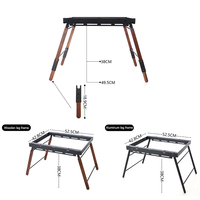 Table de camping pliante multifonctionnelle en aluminium moderne Igt, panneau de table tactique en alliage d'aluminium, table de cuisine extérieure modulaire