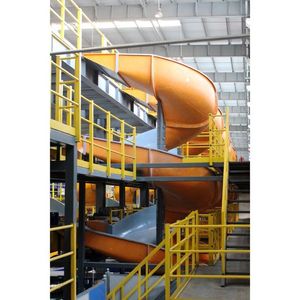 Luhui Otro equipo de manejo de materiales Clasificación de carga Equipo de transporte Transportador de barrena Entrada de triple nivel Canaleta espiral alta - Product Image 3