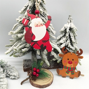 Graziosi Ornamenti in <span class=keywords><strong>Legno</strong></span> per l'<span class=keywords><strong>Albero</strong></span> di Capodanno, Decorazioni Sospese Ecologiche e Originali, Ciondoli Artigianali Unici - Product Image 3