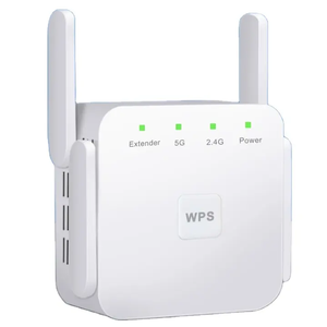 1200Mbps longue portée Wifi <span class=keywords><strong>Booster</strong></span> 2dbi antenne sans fil extérieur WiFi répéteur double bande 5GHz Lan Extender - Product Image 1