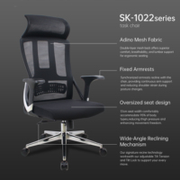Fauteuil de bureau ergonomique en maille avec soutien lombaire pour la vente en gros
