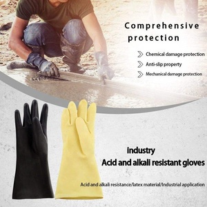 Gants <span class=keywords><strong>de</strong></span> travail <span class=keywords><strong>de</strong></span> sécurité chimique à manchette longue pour la manipulation <span class=keywords><strong>de</strong></span> liquides acides et alcalins, équipement industriel <span class=keywords><strong>de</strong></span> nettoyage et <span class=keywords><strong>de</strong></span> protection - Product Image 4