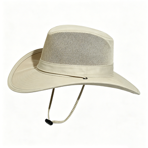 Unisex Mesh Lace Wide Brim Safari <b>Sun</b> <b>Hat</b> UPF 50 UV Protection Breathable Outdoor Travel Sports Fishing Boonie <b>Hat</b> Adjustable - Product Image 2