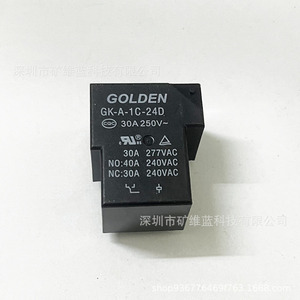 โกลเด้นรีเลย์ GK-A-1C-24D 24VDC 6-พิน 40A คอนแทคกำลังสูง - Product Image 2