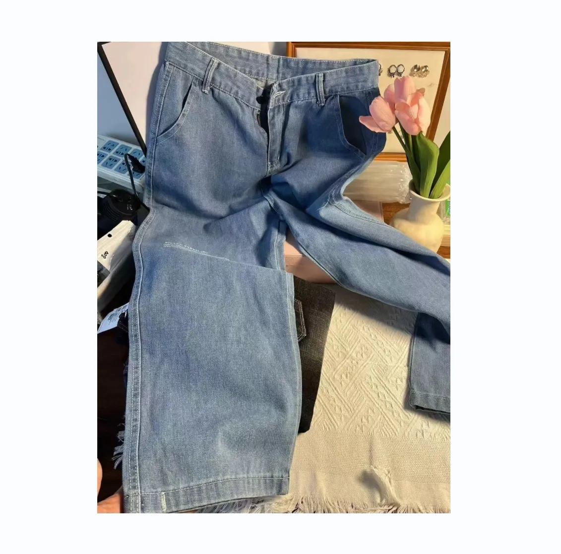 Denim Jeans zerrissene Skinny Jeans Herrenhosen preisgünstigste Polyester-Kartonboxen Freizeithosen für Babys gebrauchte Kleidung Bekleidung Lagerbestand