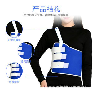 Ceinture de fixation pour la rééducation des côtes, attelle thoracique médicale, bandage spinal, bandage de rééducation pour poitrine ouverte, fixation des côtes - Product Image 1