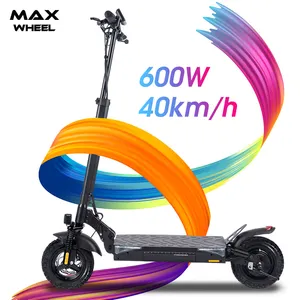 Off-Road Scooter Elektrische Volwassen 600 Watt 48V Batterij High Speed Elektrische Scooter