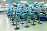 Répulsif d'Oiseaux Intelligent IA Haute Précision 1W avec Motifs Laser NET, Idéal pour les Terres Agricoles, les Vignobles et les Centrales Électriques