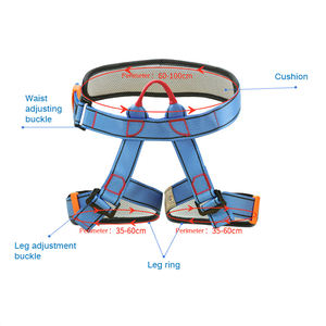 เข็มขัดนิรภัยสำหรับใช้ในการช่วยเหลือเด็กสายรัดร่างกายป้องกันการตกสำหรับปีนขึ้นไปกลางแจ้งแข็งแรงทนทาน - Product Image 3