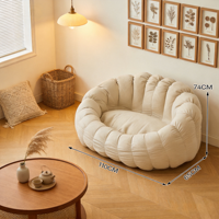 Canapé de détente inclinable Cloud Soft, fauteuil minimaliste idéal pour se détendre et dormir