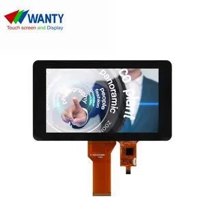 WANTY 7 Inch P-CAP Touch Capacitive Multi Touchscreen Panel TFT TN 800*480 RGB LCD Touch Display