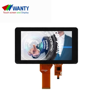Wanty 7 inch cảm ứng P-CAP điện dung đa màn hình cảm ứng Bảng điều chỉnh TFT TN <span class=keywords><strong>IPS</strong></span> 800*480 RGB <span class=keywords><strong>LCD</strong></span> cảm ứng hiển thị - Product Image 1