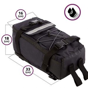Sac de vélo de luxe pour <span class=keywords><strong>porte</strong></span>-bagages, étui de protection imperméable et réfléchissant - Product Image 4