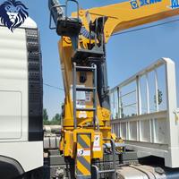 Camion-grue HOWO TX7 6X4 neuf, grue de 12 tonnes, transmission manuelle 460 CV, faible kilométrage pour le marché africain