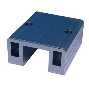 Aluminum Strip Pressure <b>Block</b> JE40C060 Single Double Groove M5 Toothed Robot Fixing <b>Block</b> U <b>Shaped</b> Connector - Product Image 2