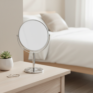 Mini Vanity <b>Mirror</b> with Stand for <b>Small</b> Spaces - Product Image 3