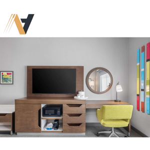 Muebles de hotel contemporáneos-Muebles de hotel funcionales con puertos de carga y LED-Muebles de hotel de producción en masa Vietnam - Product Image 1
