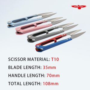 Forbici da Cucito TC-805A Golden Eagle con Manico Colorato, Tagliafilo a U, Strumento <span class=keywords><strong>per</strong></span> Punto Croce, Parti <span class=keywords><strong>per</strong></span> <span class=keywords><strong>Macchine</strong></span> da <span class=keywords><strong>Cucire</strong></span> - Product Image 4