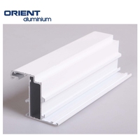 Profilé de fenêtre en aluminium 6063 T5, extrusion de profilé en aluminium 40x40 100x100