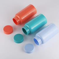 Bouteille distributrice de pilules et de compléments alimentaires en PET de qualité médicale, 275 ml, imprimée à l'écran, scellée, portable, avec couvercle en plastique – Vente en gros à prix réduit