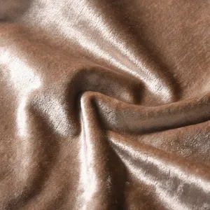 Hot Sale Home Textile Velour Fabric Upholstery Shiny Velvet Sofa Fabric Ice Crushed Velvet Fabric For Sofa