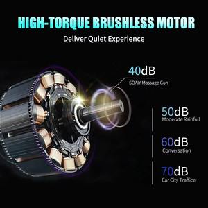 Pistola de masaje de percusión calentada con pantalla táctil LCD para alivio del dolor muscular del pie del cuerpo de la cara mejor 2025 - Product Image 4